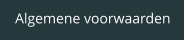 Algemene voorwaarden